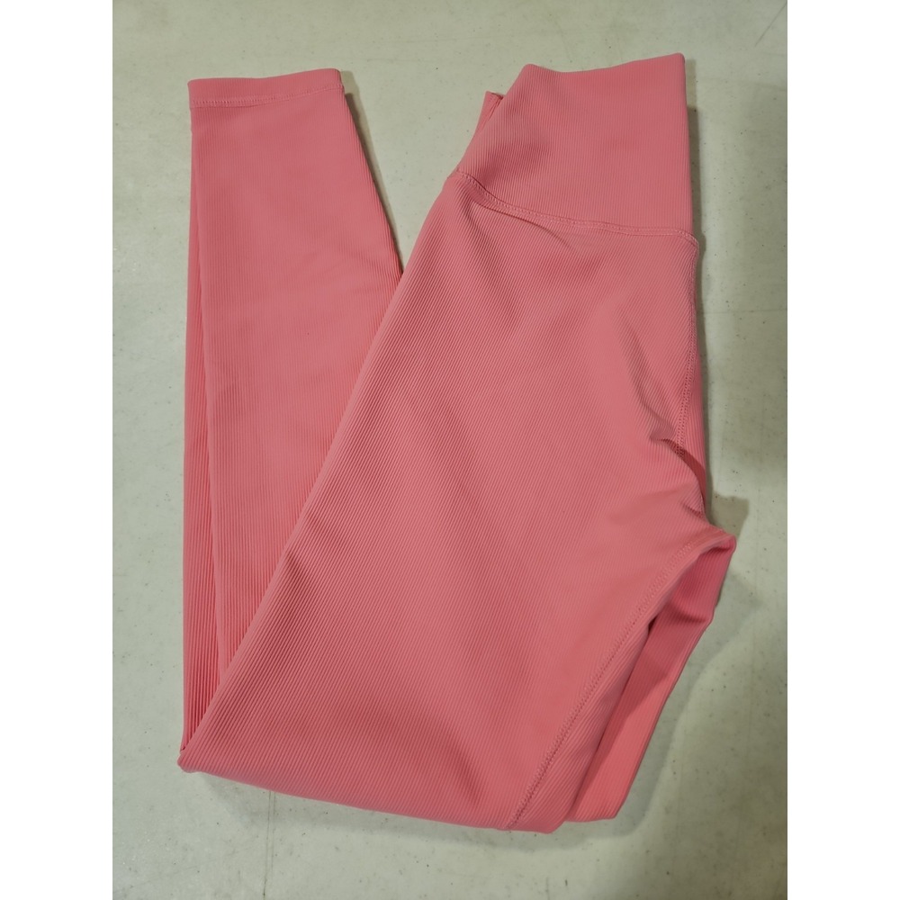 Wilo The Label Ribbed Leggings Women's Small Pink Skinny Stretch NWOT (1935